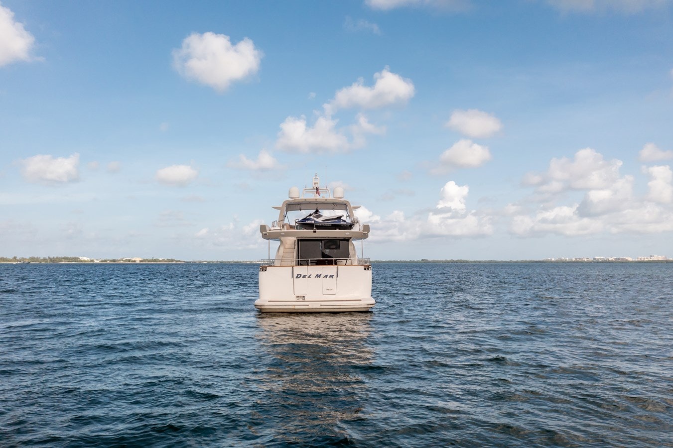 a boat in the water aboard AZIMUT 80 2003 Yacht for Sale