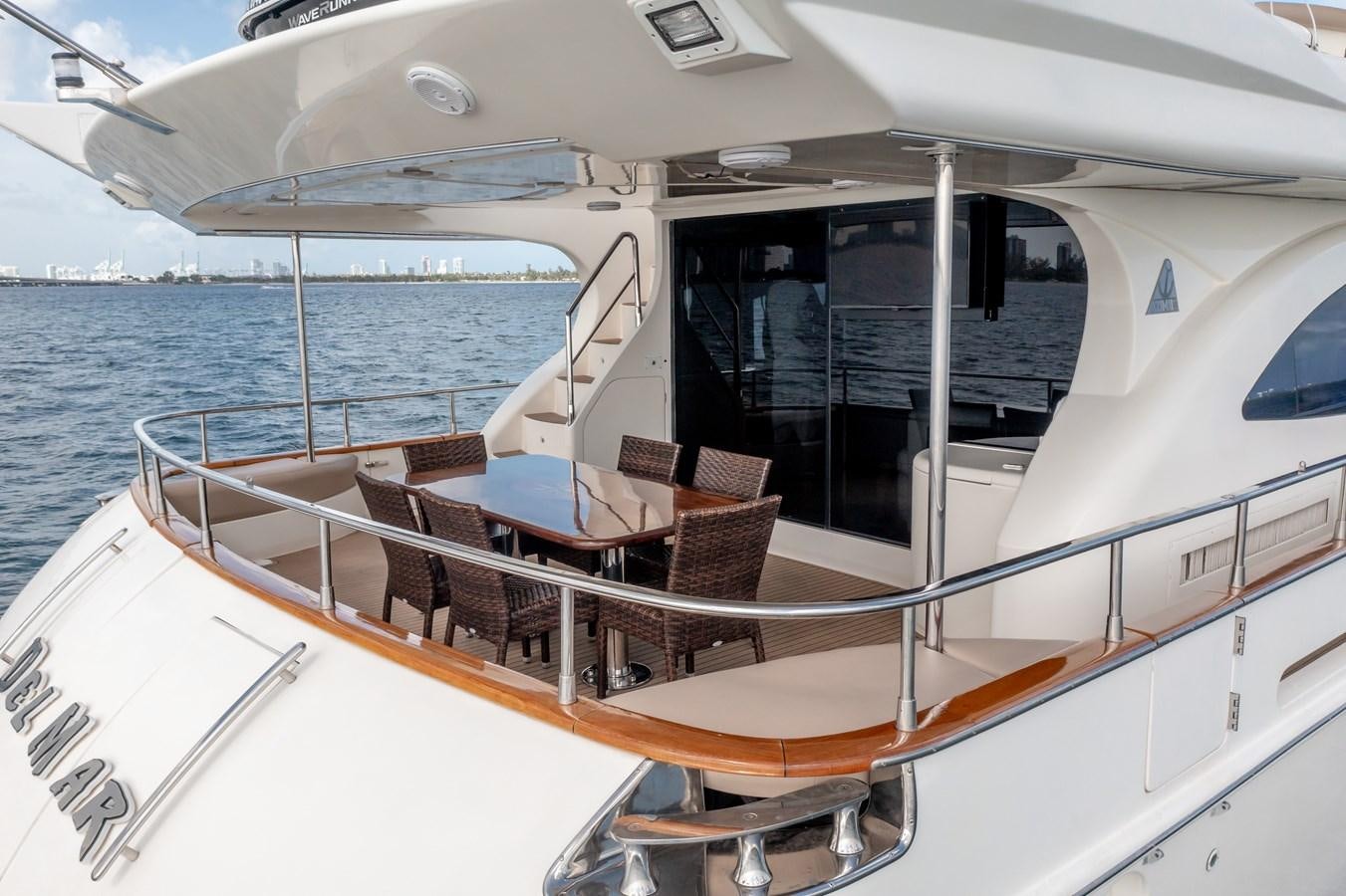 a boat on the water aboard AZIMUT 80 2003 Yacht for Sale