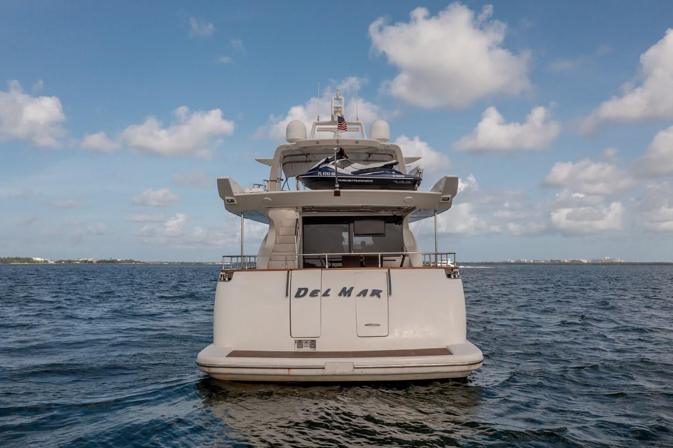 a boat in the water aboard AZIMUT 80 2003 Yacht for Sale