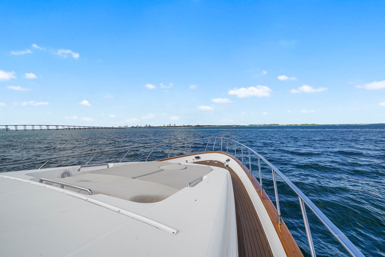 a boat on the water aboard AZIMUT 80 2003 Yacht for Sale