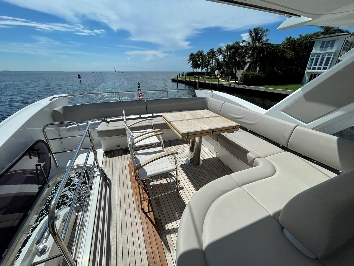 a boat on the water aboard 66 MANHATTAN Yacht for Sale