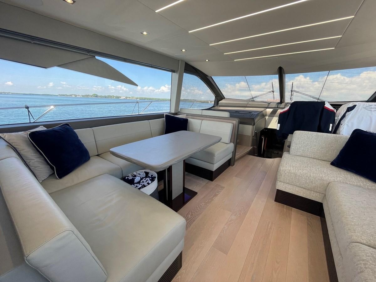 inside of a boat aboard 66 MANHATTAN Yacht for Sale