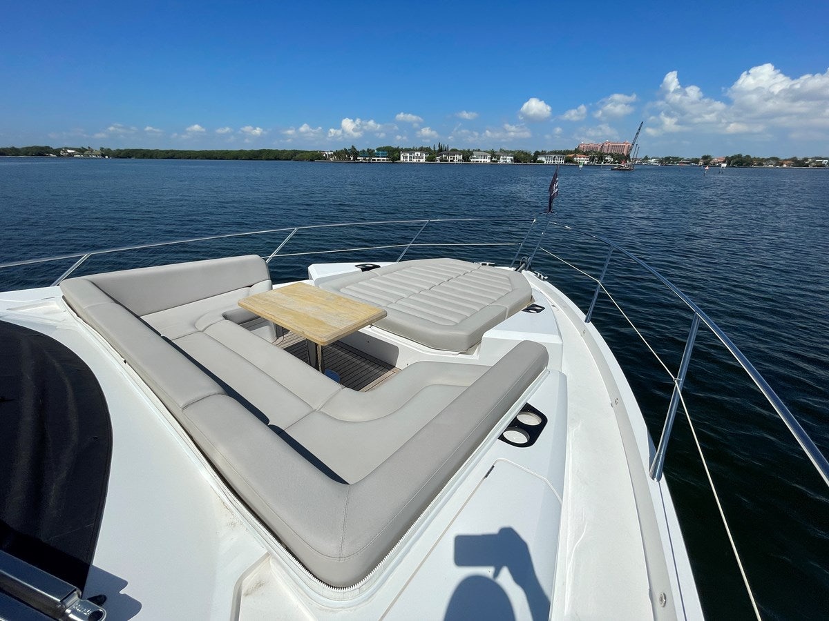 a boat on the water aboard 66 MANHATTAN Yacht for Sale