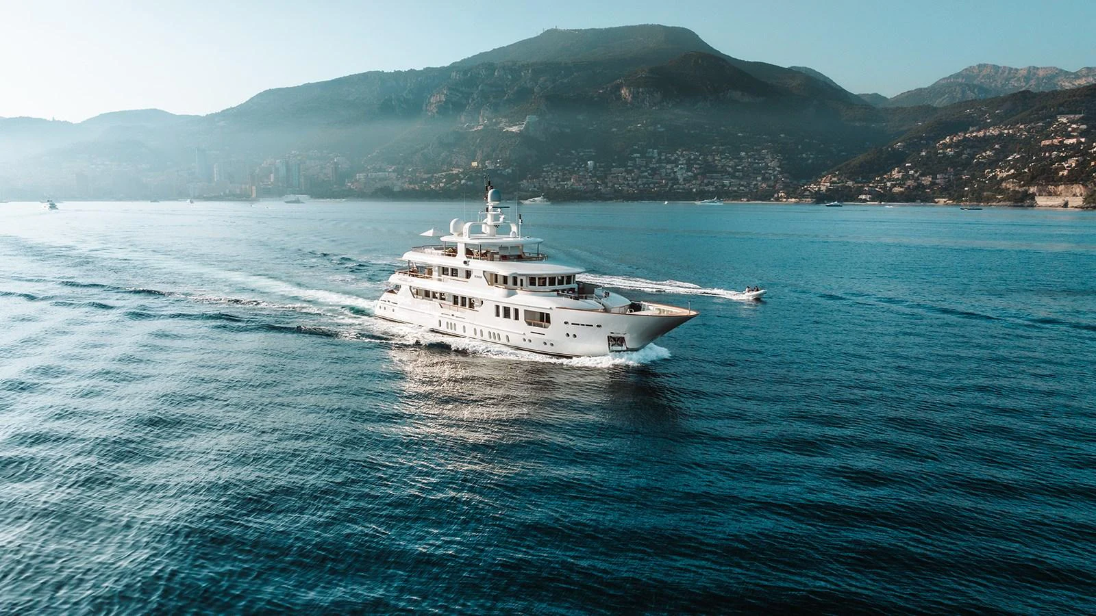 a boat on the water aboard INCAL Yacht for Sale
