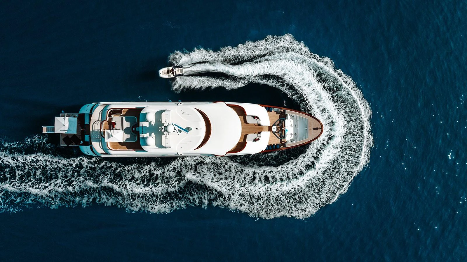 a ship in the water aboard INCAL Yacht for Sale