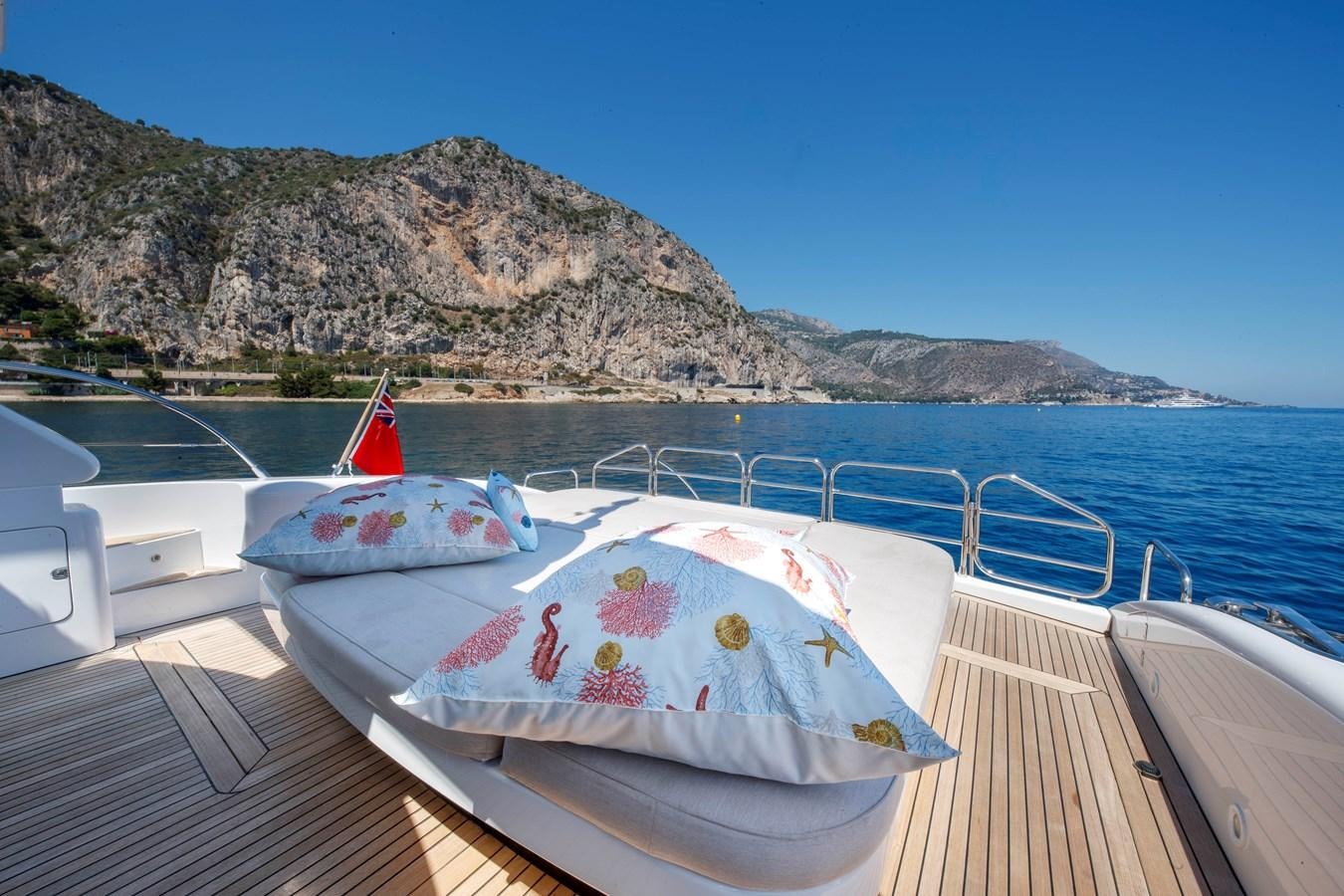 a boat on a dock aboard ULTIMA BEACH Yacht for Sale