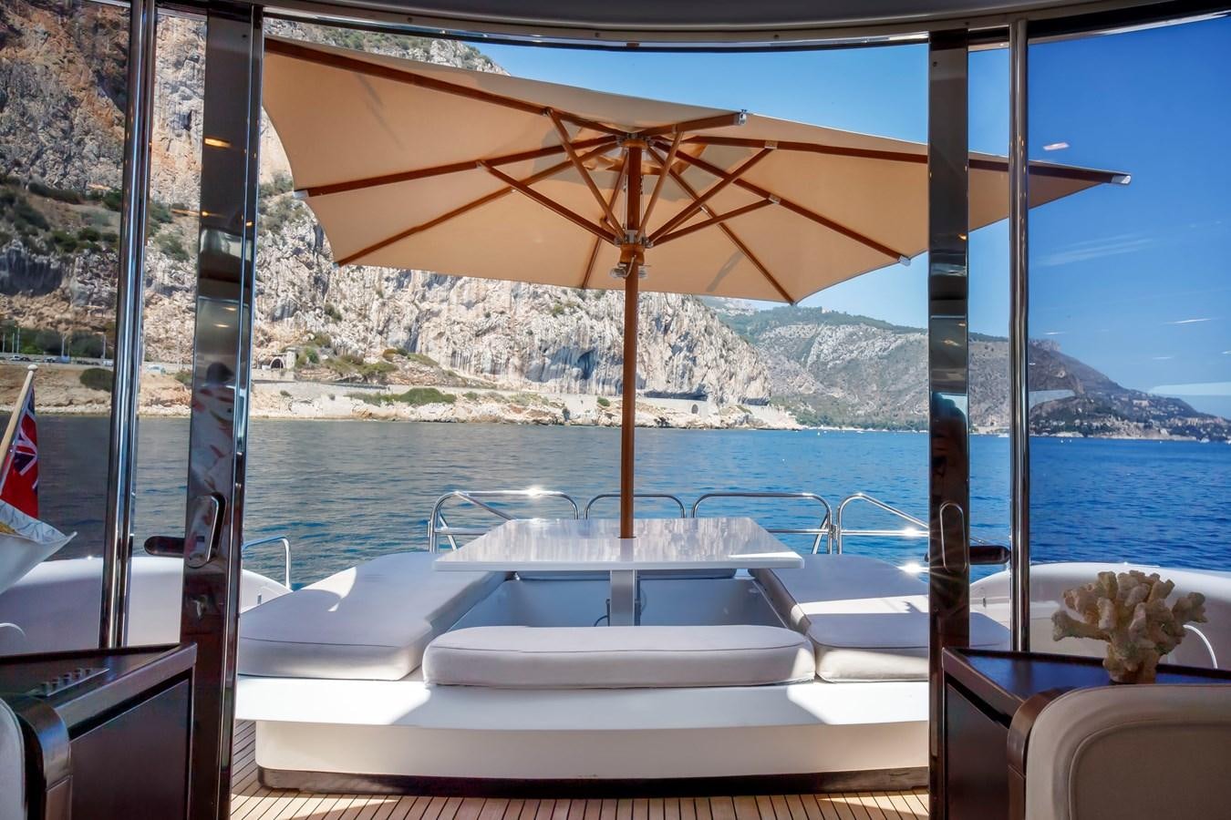 a boat on the water aboard ULTIMA BEACH Yacht for Sale
