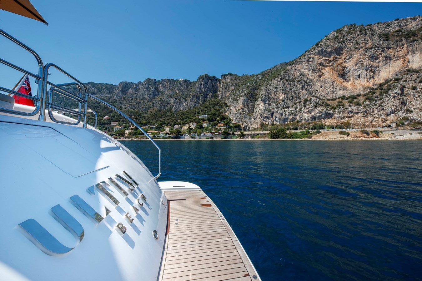 a boat on the water aboard ULTIMA BEACH Yacht for Sale