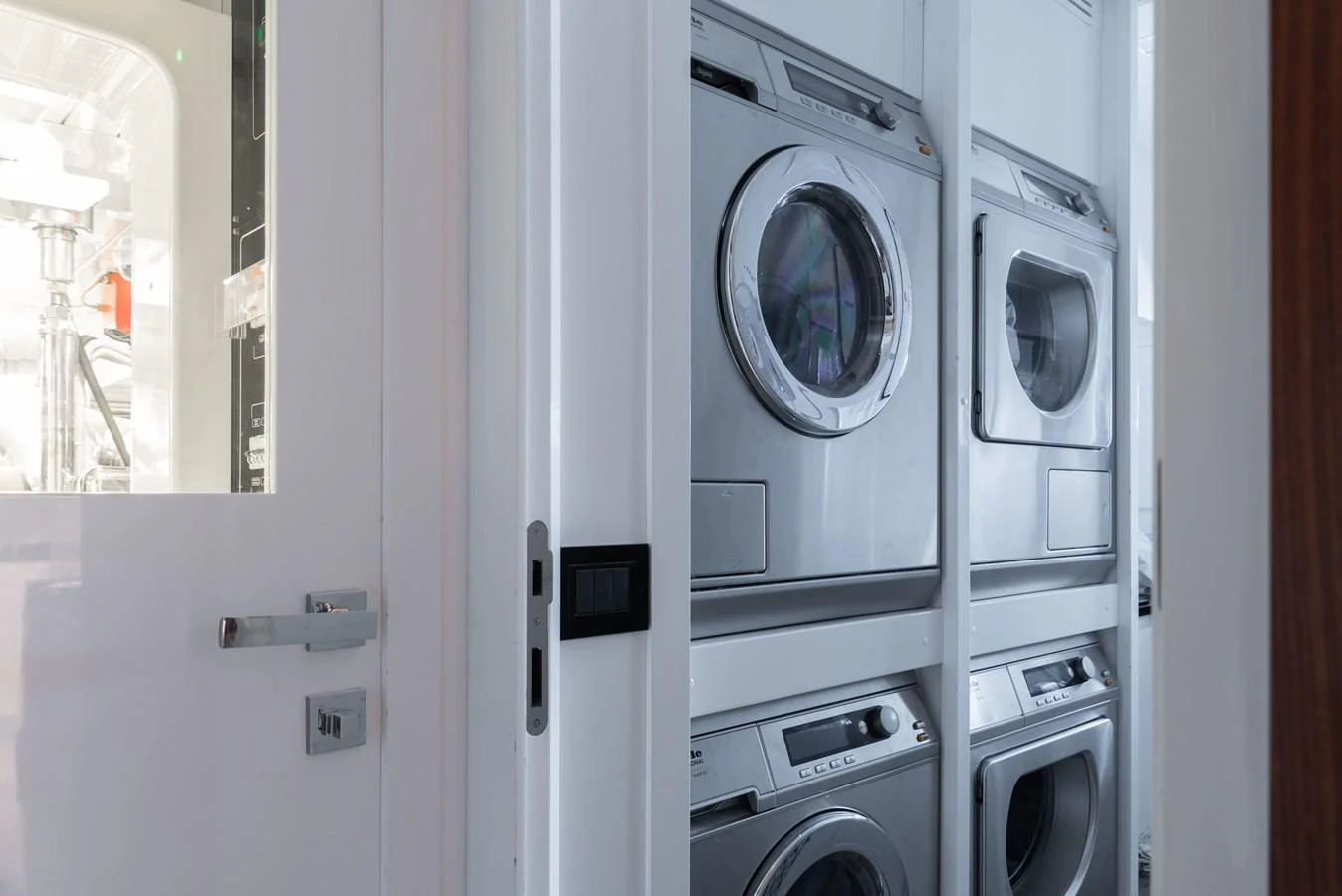 a white machine with a vent aboard ASYA Yacht for Sale