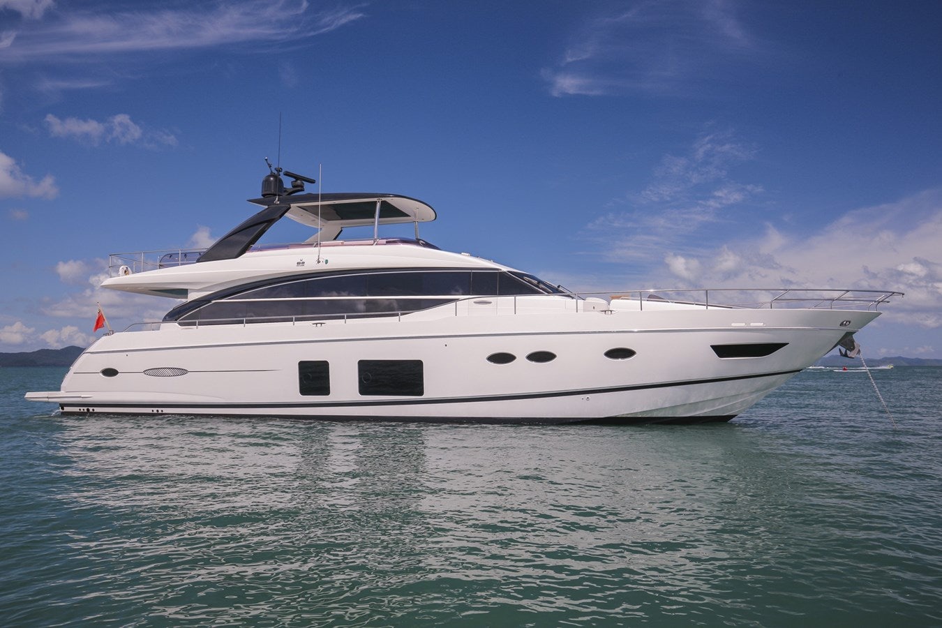 a white yacht in the water aboard SE1 Yacht for Sale