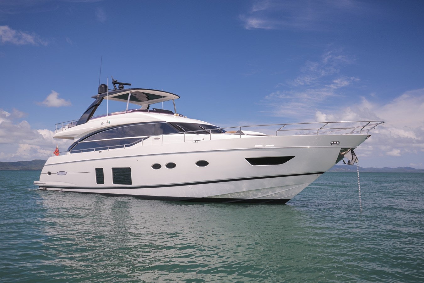 a white yacht in the water aboard SE1 Yacht for Sale