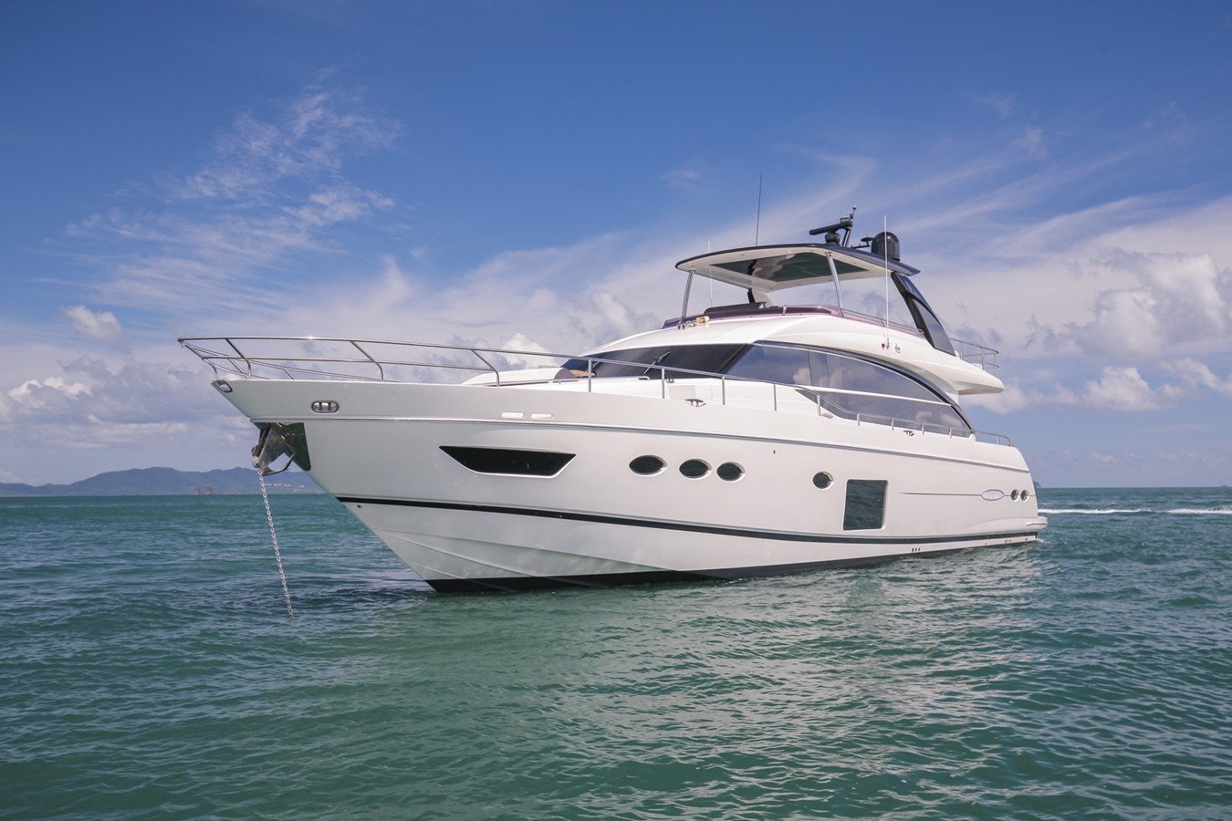 a white yacht in the water aboard SE1 Yacht for Sale