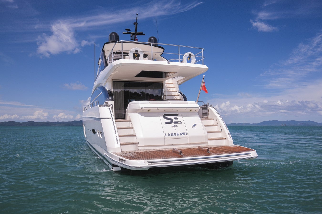 a boat in the water aboard SE1 Yacht for Sale