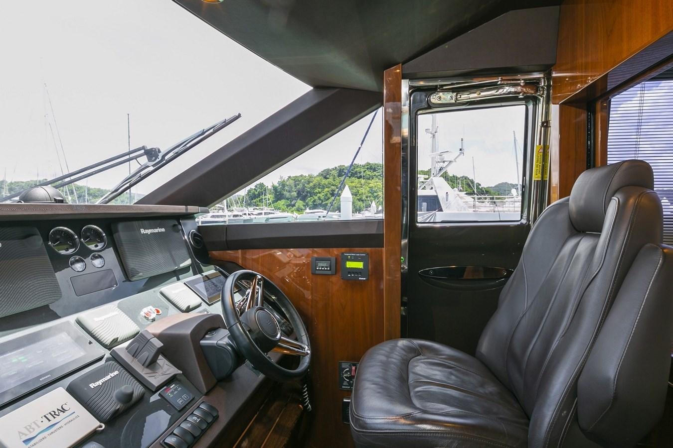 inside of a vehicle aboard SE1 Yacht for Sale