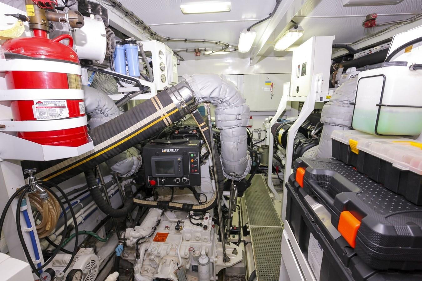 a machine with wires and equipment aboard SE1 Yacht for Sale