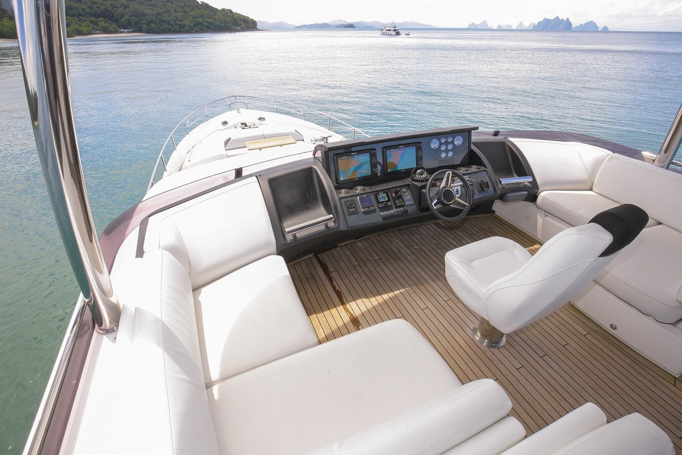 the interior of a boat aboard SE1 Yacht for Sale