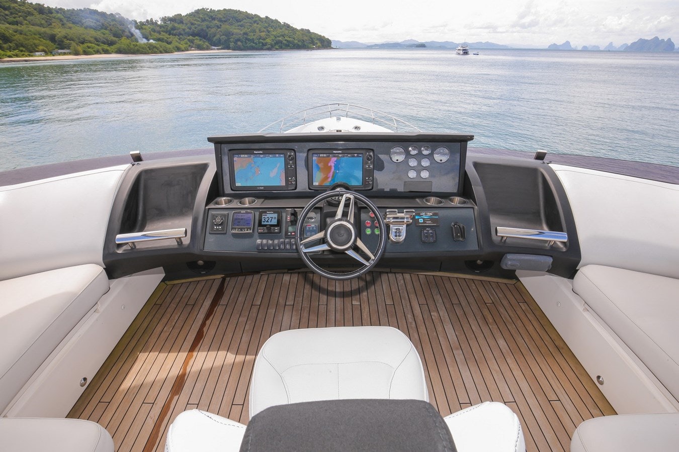 the inside of a boat aboard SE1 Yacht for Sale