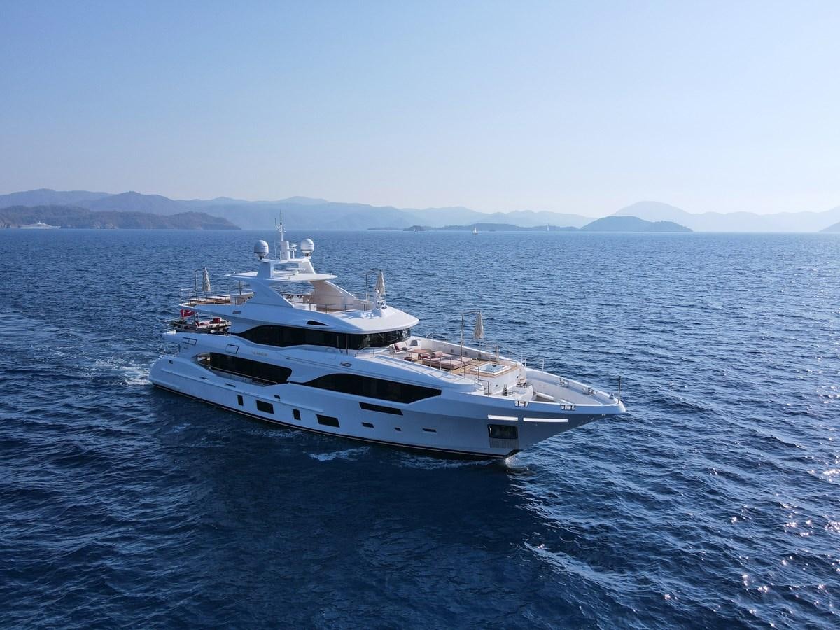 a boat on the water aboard SUNRISE Yacht for Sale