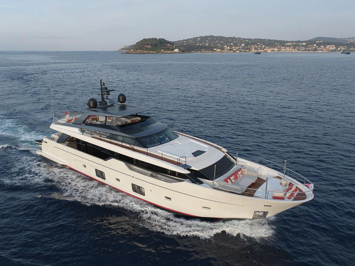 a boat on the water aboard THE GREAT ESCAPE Yacht for Charter