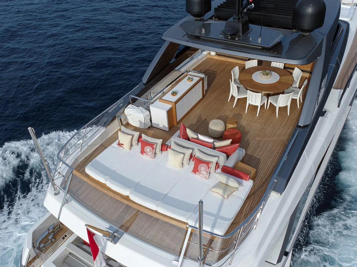 a boat on the water aboard THE GREAT ESCAPE Yacht for Charter