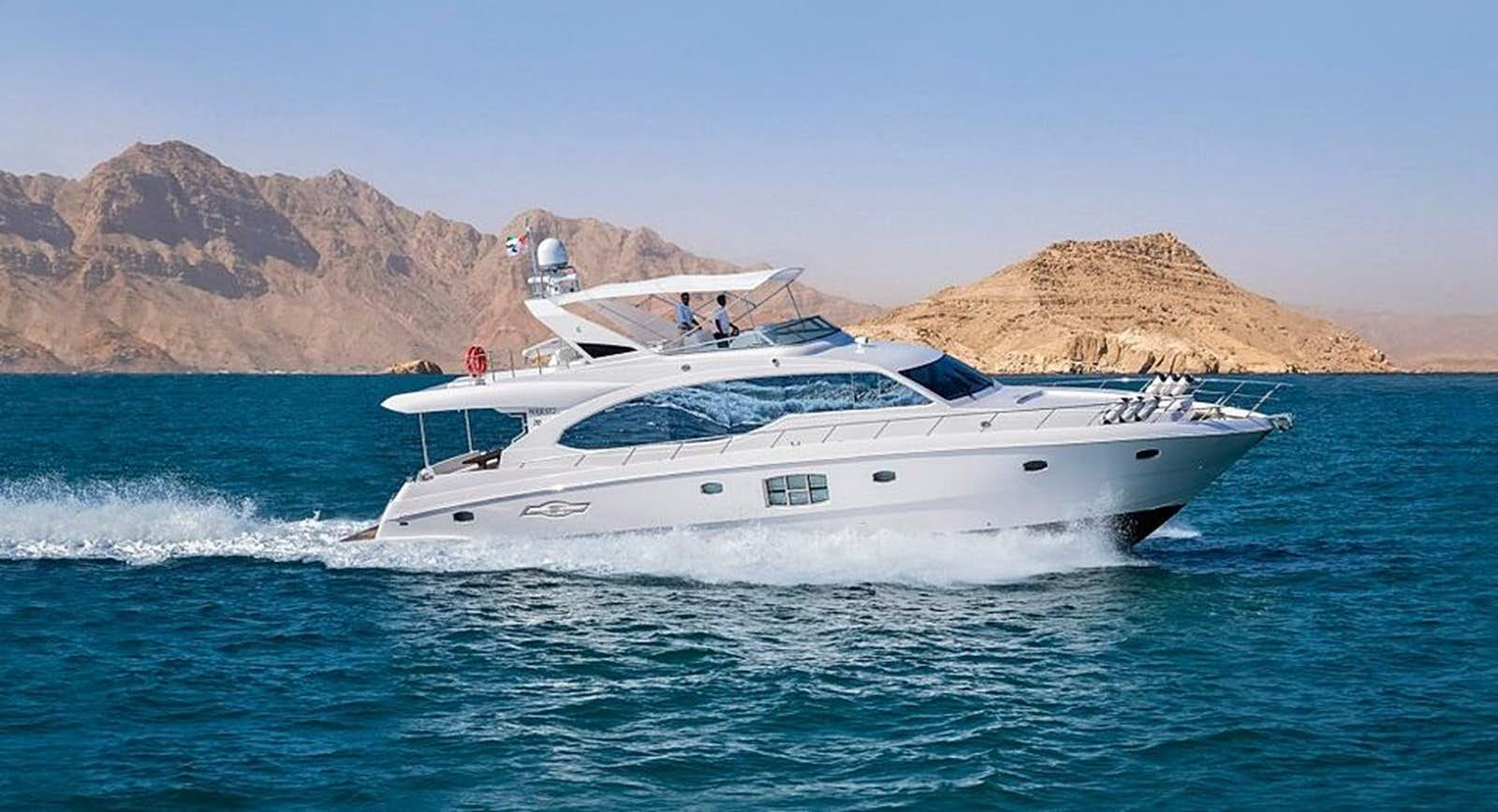 a boat on the water aboard MAJESTY 70 Yacht for Sale