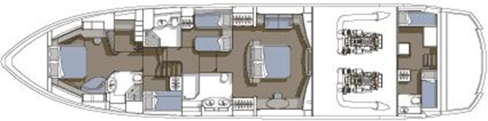 a computer screen capture aboard 82 SUNSEEKER MANHATTAN  Yacht for Sale