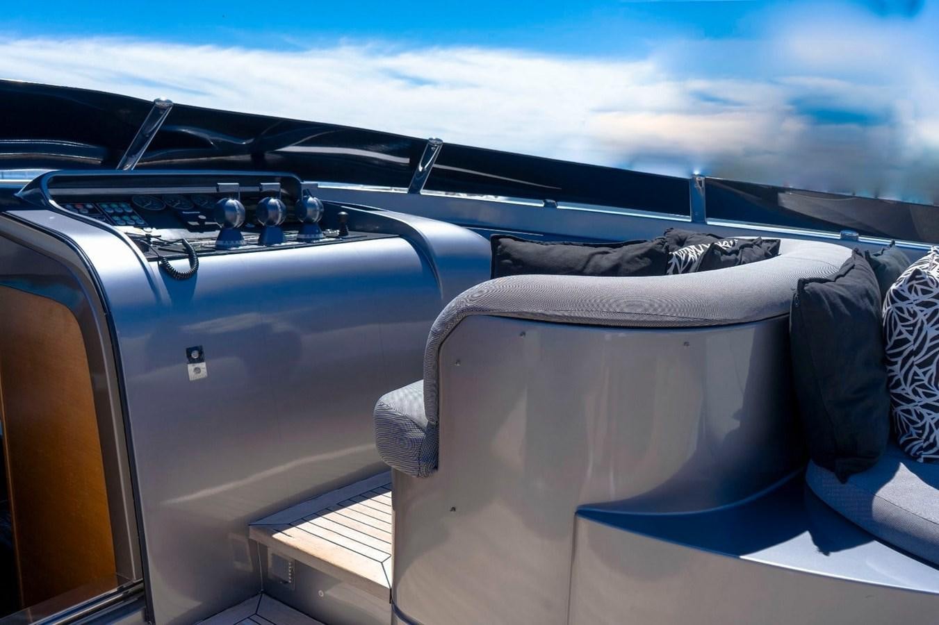 the inside of a car aboard MATSU Yacht for Sale