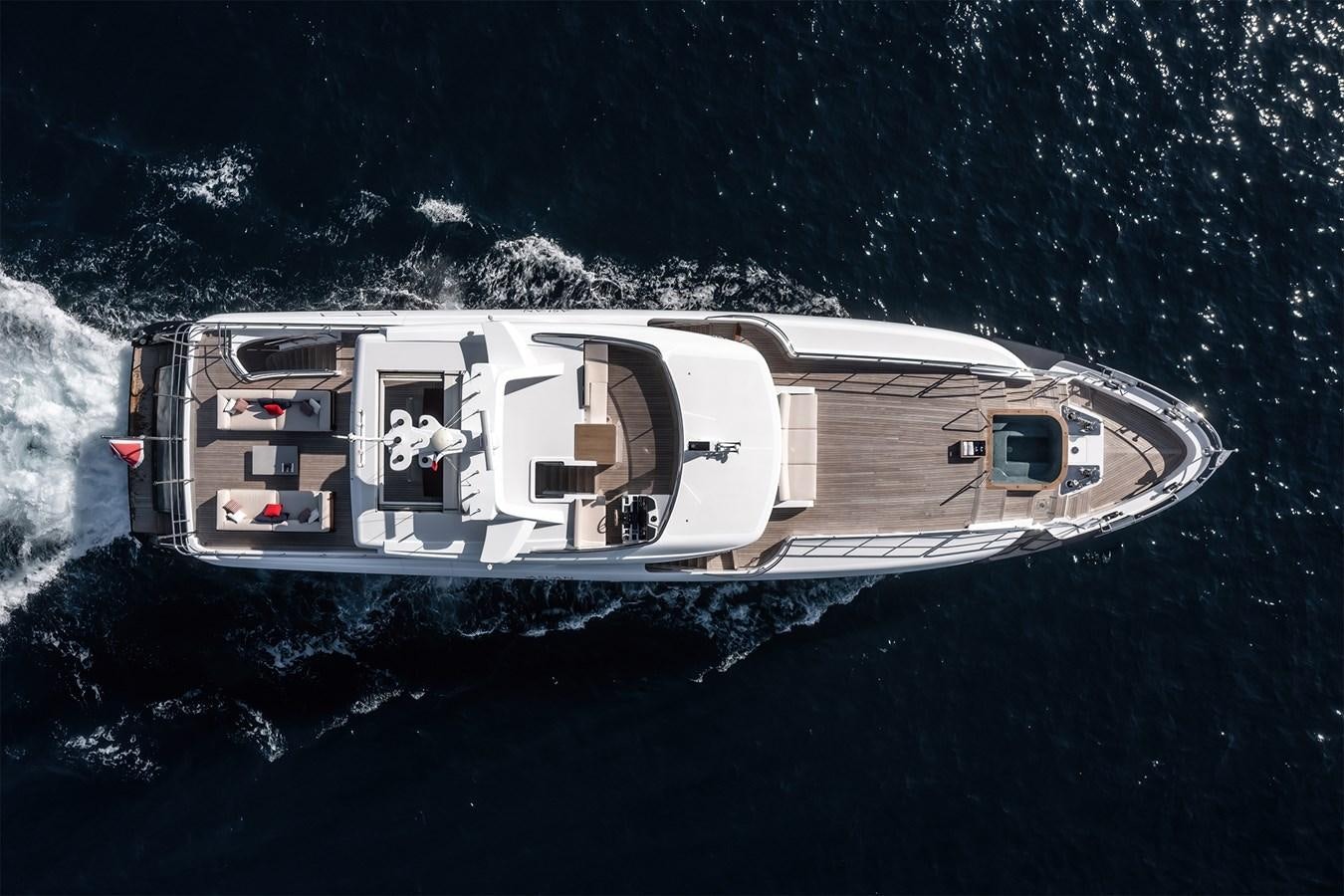 a space ship in space aboard ASLAN Yacht for Sale
