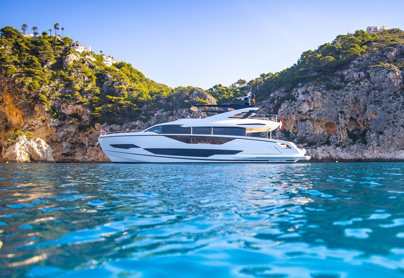 a boat on the water aboard BANDAZUL Yacht for Sale