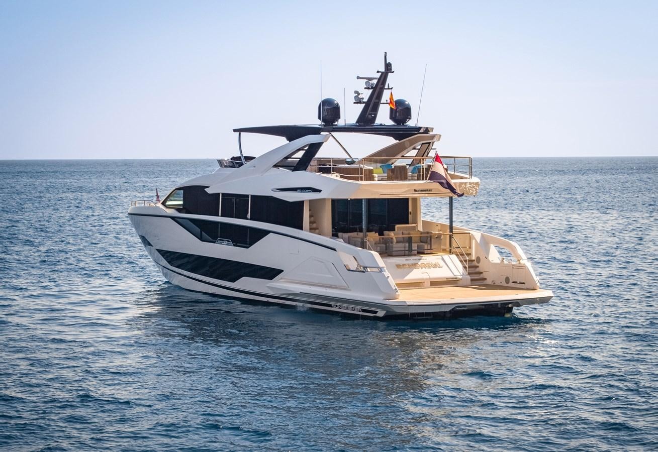 a boat in the water aboard BANDAZUL Yacht for Sale