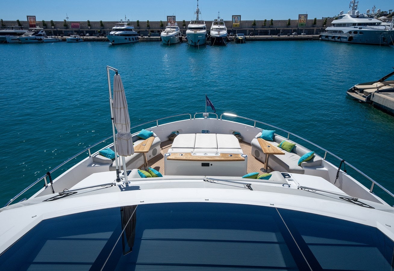 a boat in the water aboard BANDAZUL Yacht for Sale