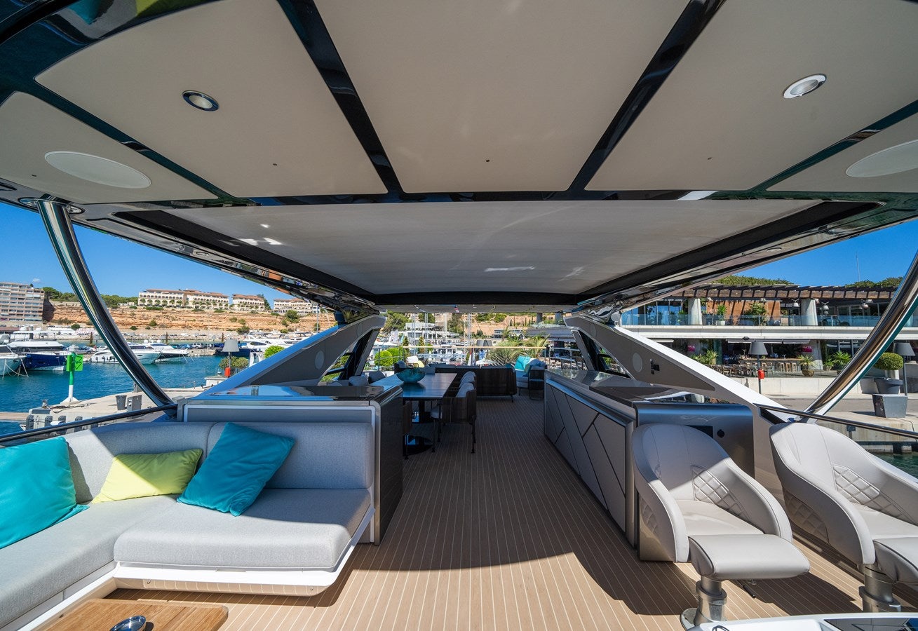 a boat on the water aboard BANDAZUL Yacht for Sale