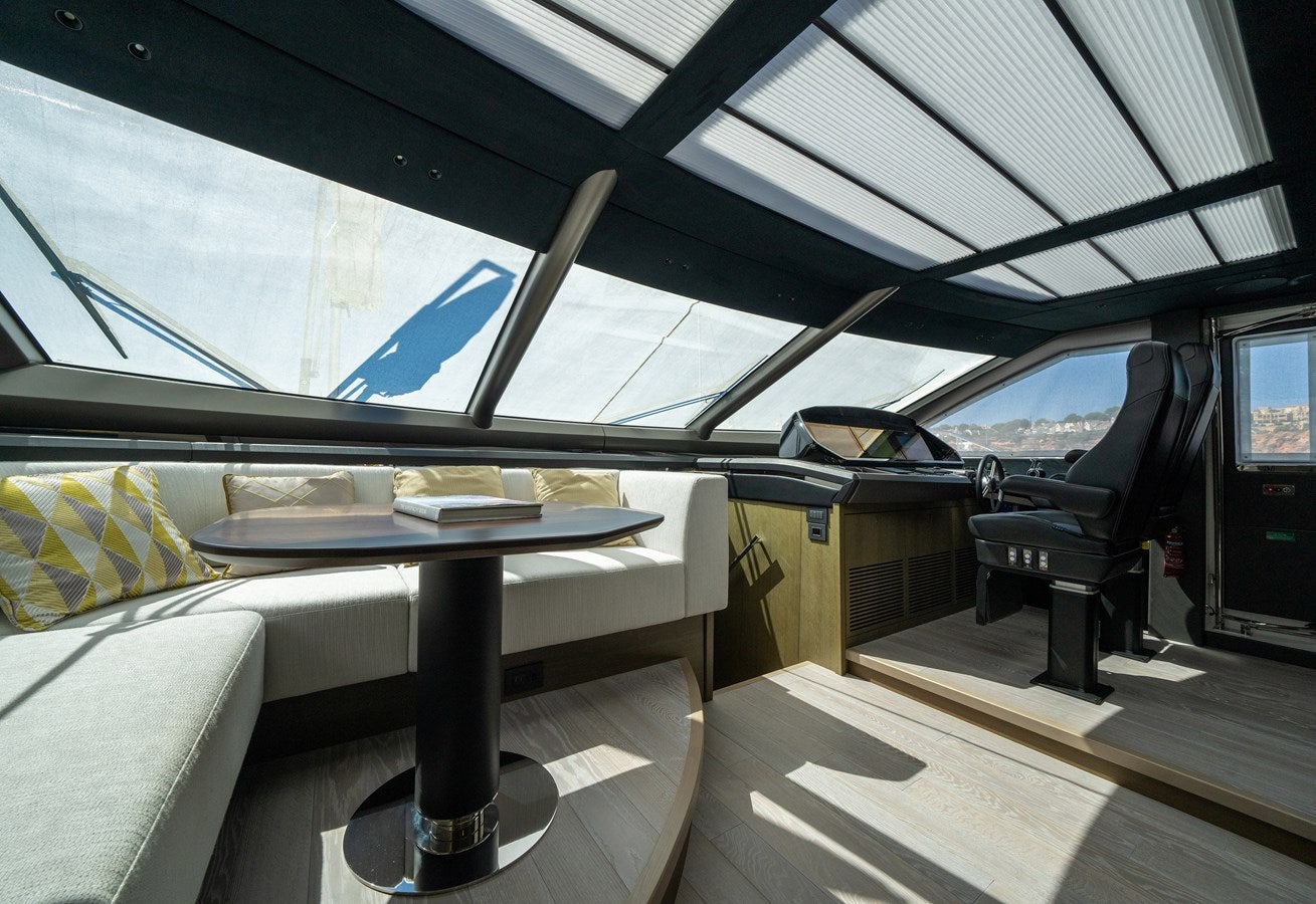 inside of a bus aboard BANDAZUL Yacht for Sale