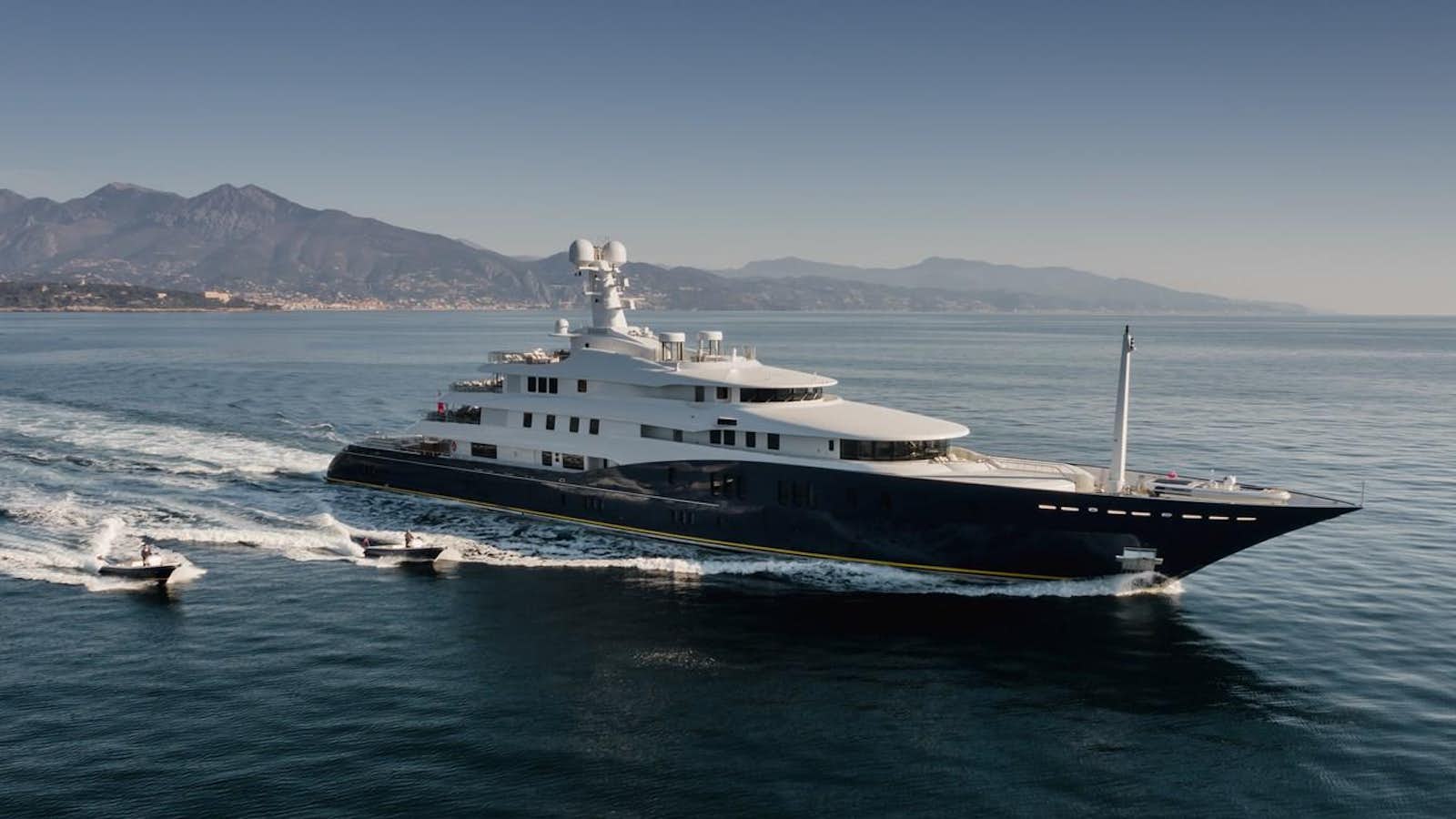 a large ship on the water aboard B2 Yacht for Sale