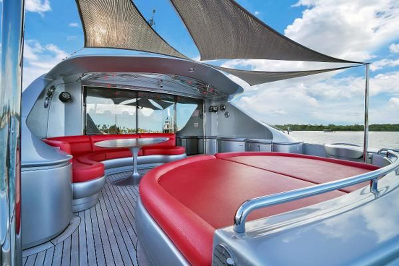 a boat on the water aboard GHOST Yacht for Sale