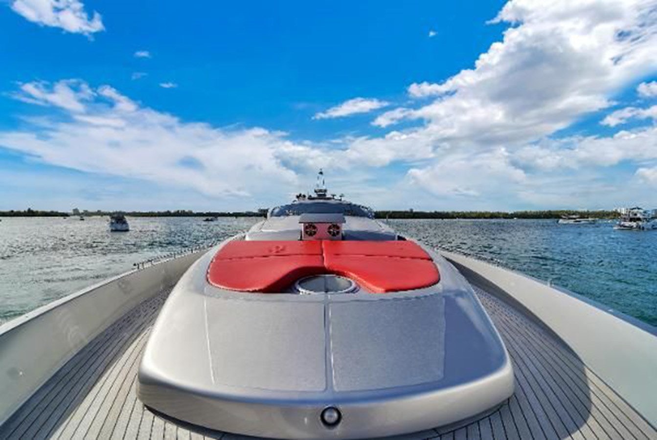 a boat on a body of water aboard GHOST Yacht for Sale