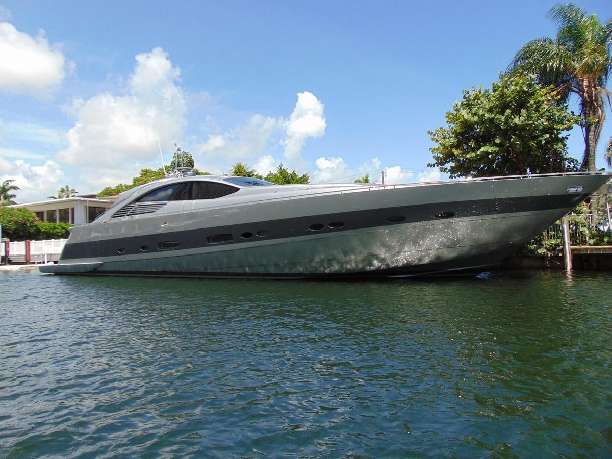 a large boat in a body of water aboard GHOST Yacht for Sale