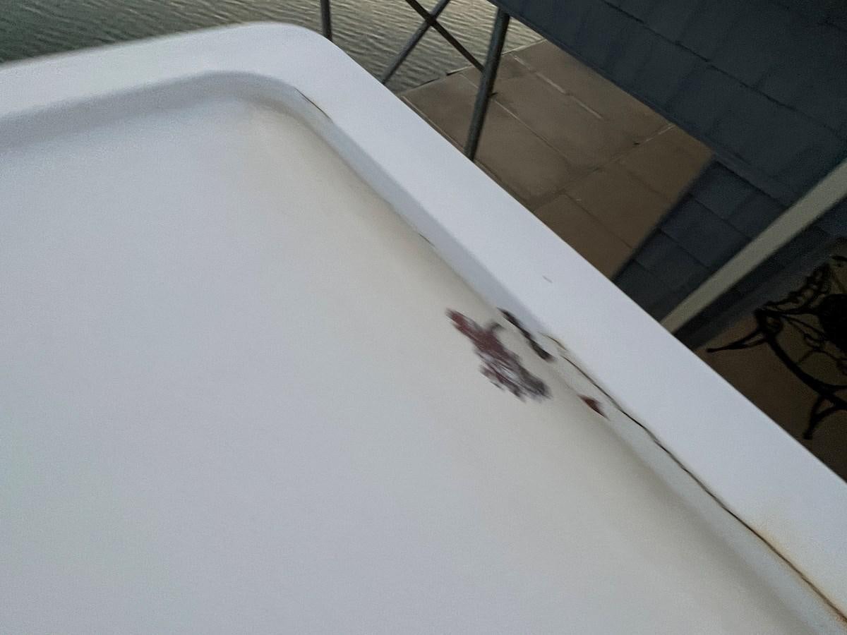 a white object with a black line on it aboard 2007 STARDUST 19 X 86WB NLCG Yacht for Sale