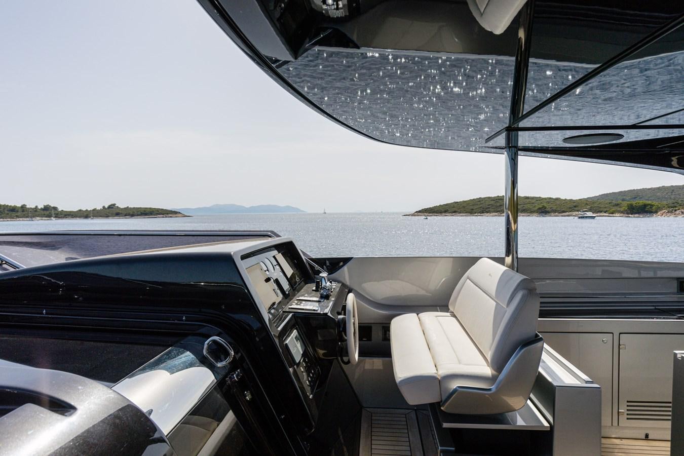 a view of the sea from the inside of a car aboard NO STRESS 888 Yacht for Sale
