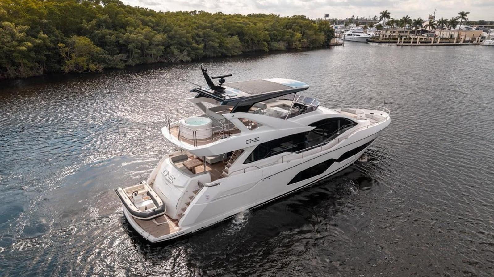 a boat in the water aboard 76 YACHT Yacht for Sale