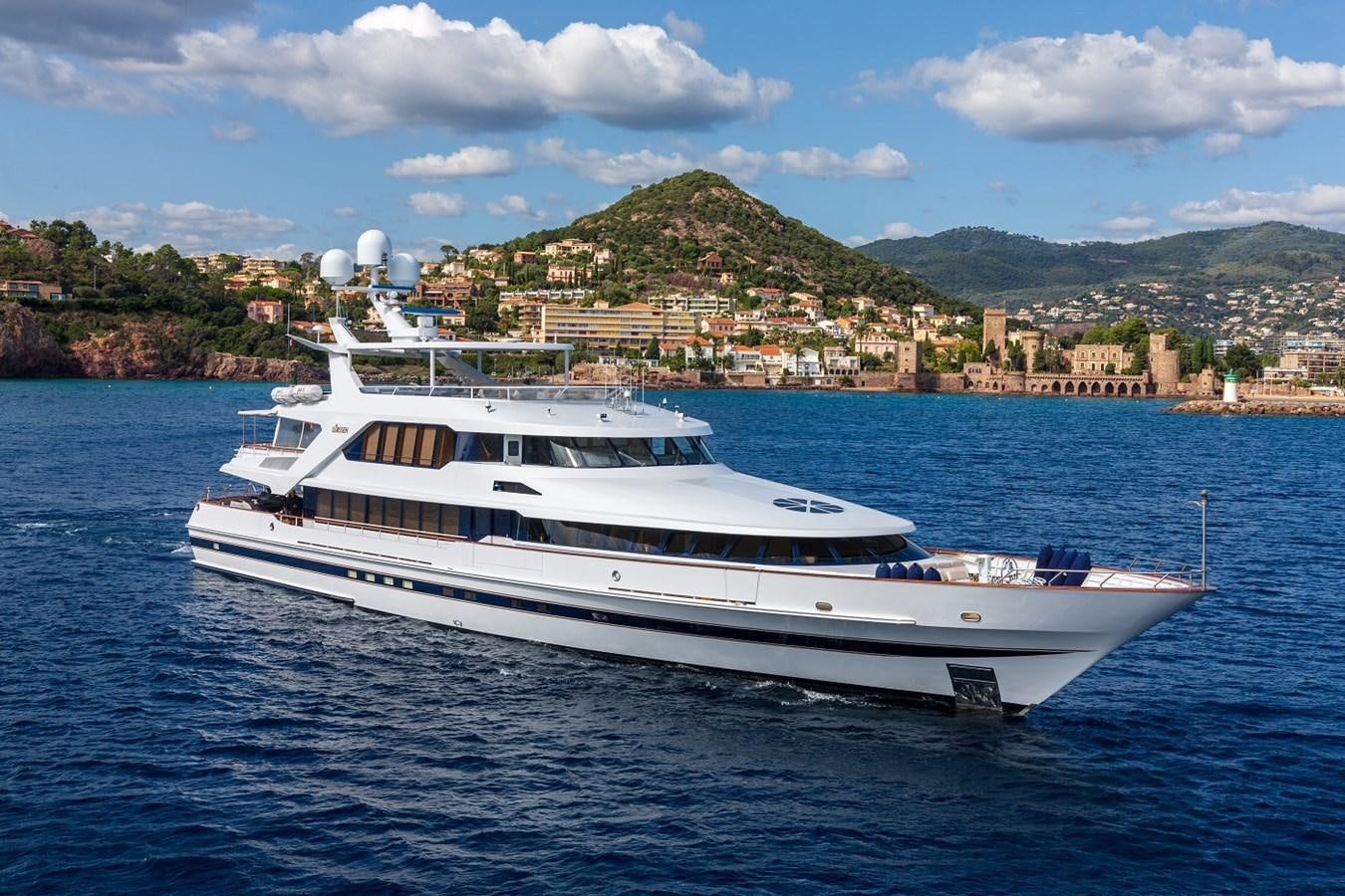 a boat in the water aboard LUCY III Yacht for Sale