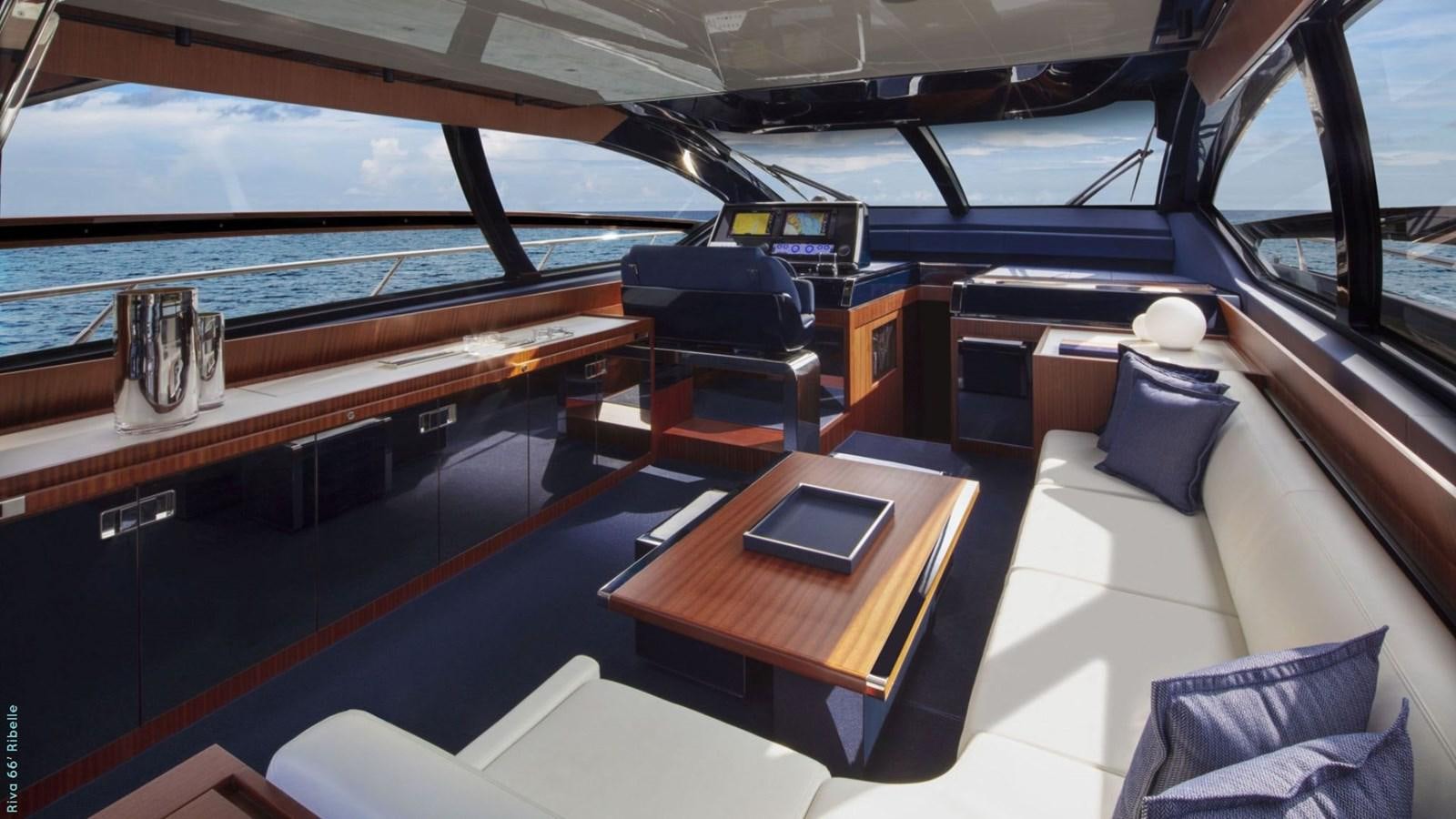 inside of a vehicle aboard N1 Yacht for Sale