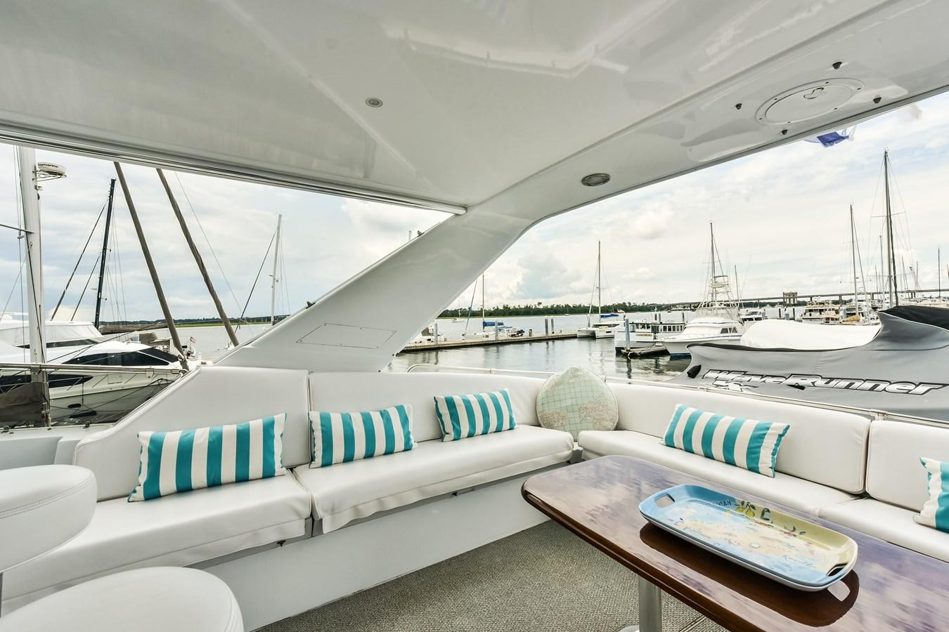 a boat on the water aboard BOOGIE BABE III Yacht for Sale