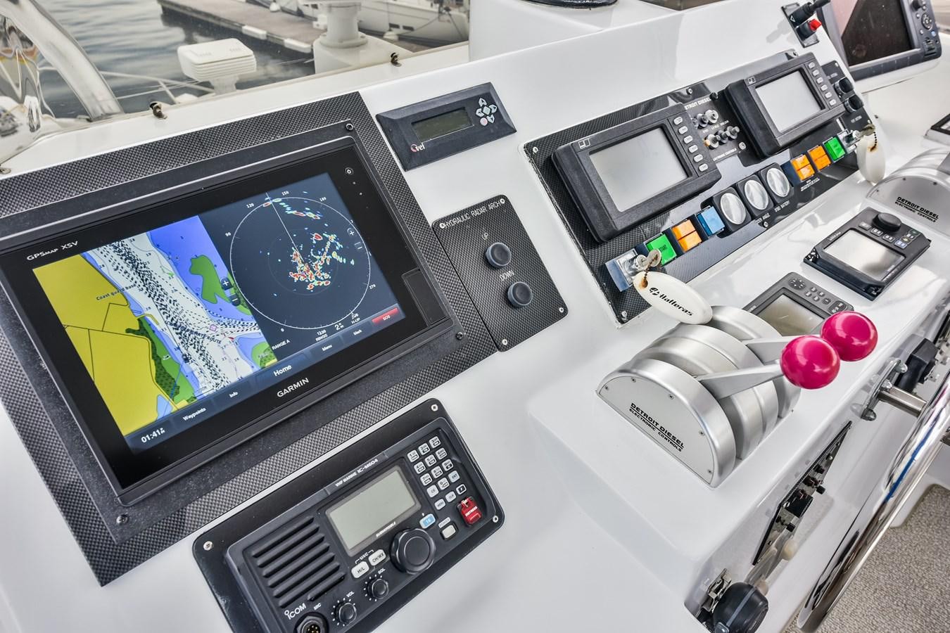 graphical user interface aboard BOOGIE BABE III Yacht for Sale