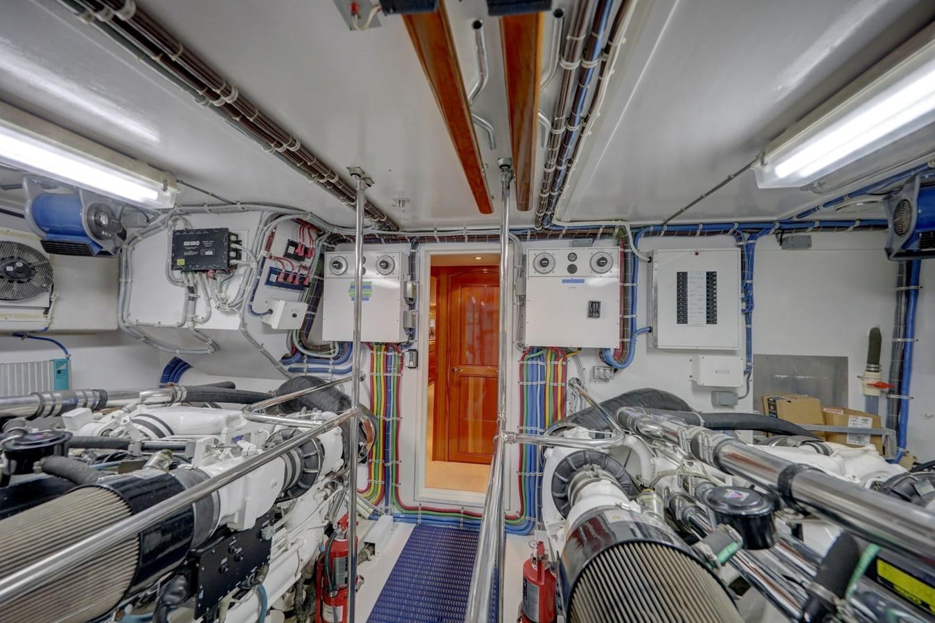 a room with several machines aboard BOOGIE BABE III Yacht for Sale