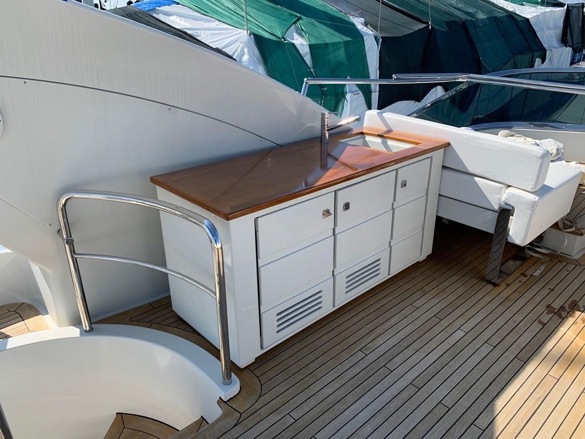 a desk in a room aboard SURVIVOR Yacht for Sale