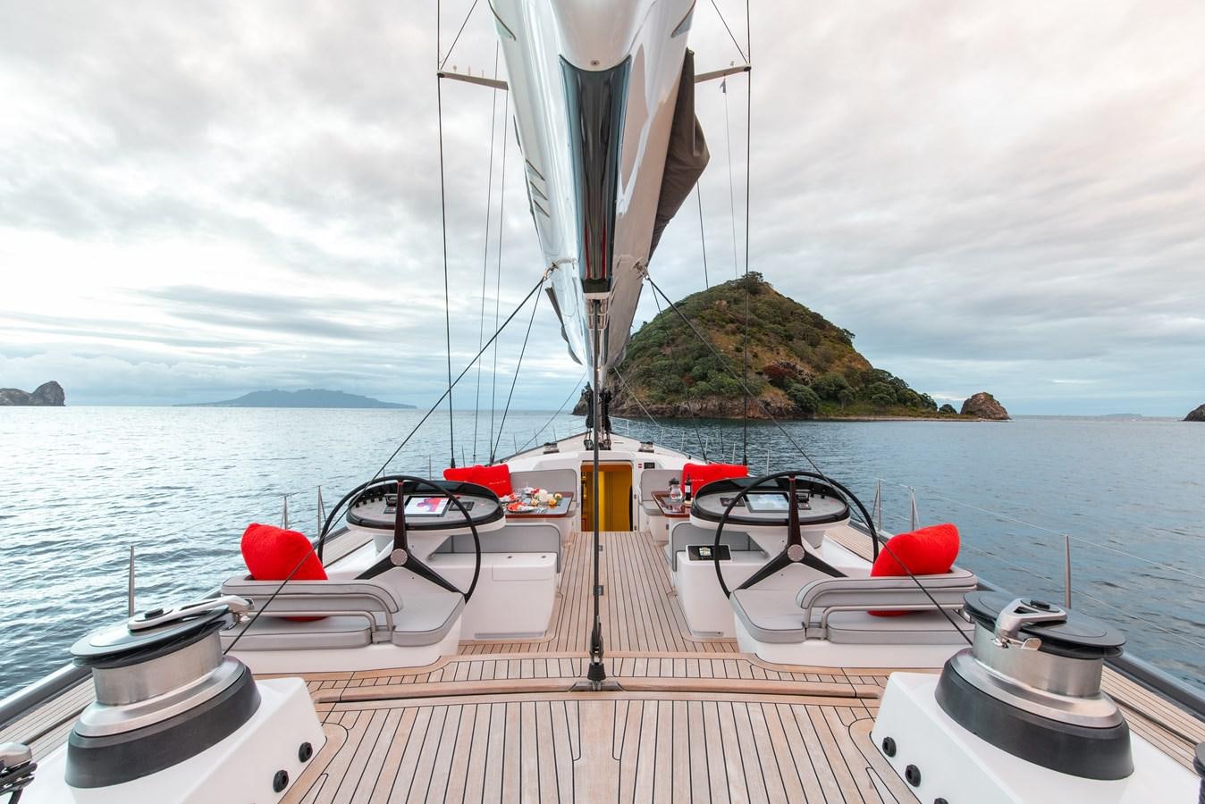 a boat on the water aboard SILVERTIP Yacht for Sale