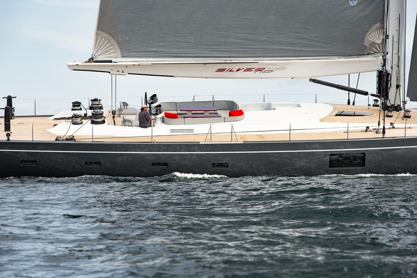 a boat on the water aboard SILVERTIP Yacht for Sale