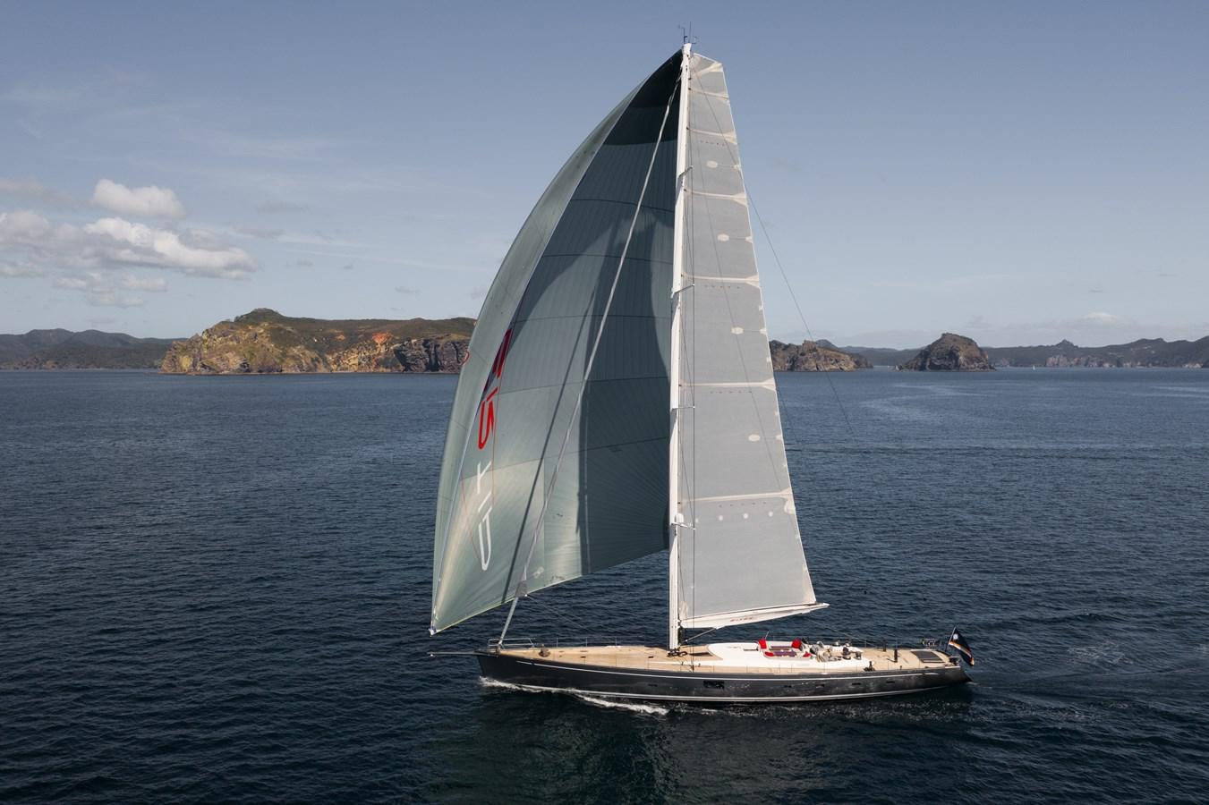 a sailboat on the water aboard SILVERTIP Yacht for Sale