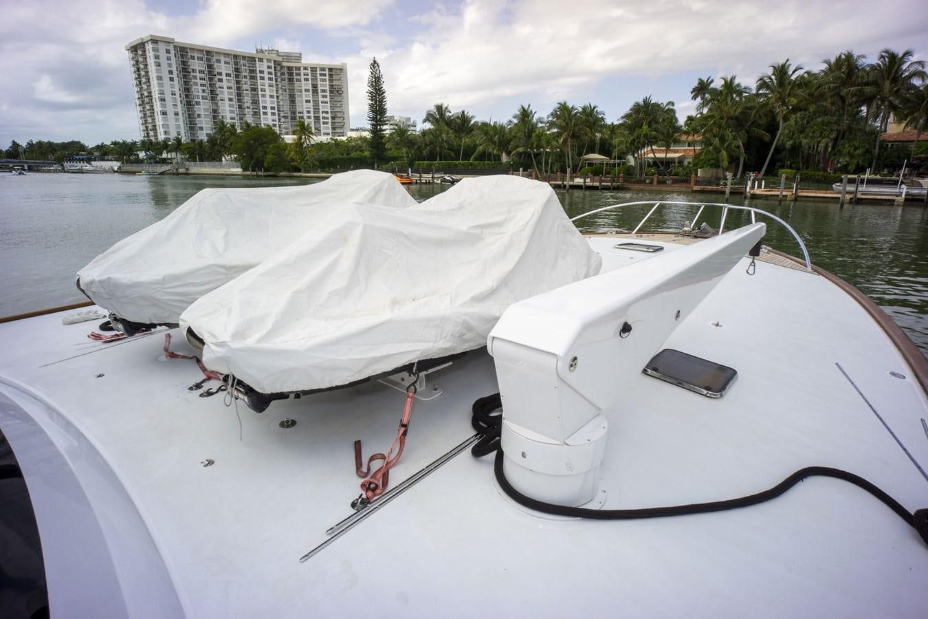 a boat on the water aboard REEL DEAL Yacht for Sale